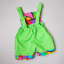 Load image into Gallery viewer, Bright Neon Lightweight Cotton Summer Playsuit