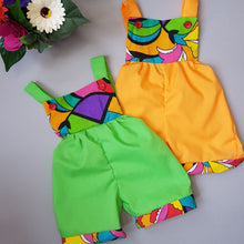 Load image into Gallery viewer, Bright Neon Lightweight Cotton Summer Playsuit