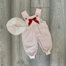 Load image into Gallery viewer, Charming Polka-Dot Romper Set With Bow