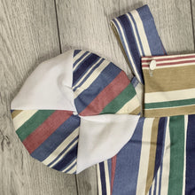 Load image into Gallery viewer, Pastel Toned Retro Denim Romper Set