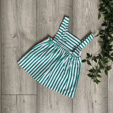 Load image into Gallery viewer, Striped Nautical Dress With Matching Hat