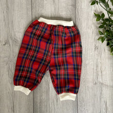 Load image into Gallery viewer, Classic Red Tartan Baby Trousers