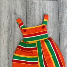 Load image into Gallery viewer, Citrus Striped Cotton Summer Playsuit