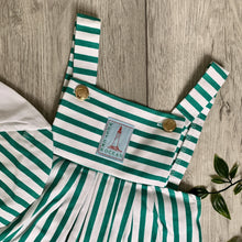 Load image into Gallery viewer, Striped Nautical Dress With Matching Hat
