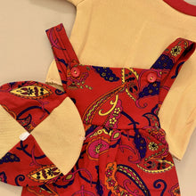 Load image into Gallery viewer, Paisley Print Quirky Set With Cotton Romper