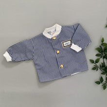 Load image into Gallery viewer, Nautical Sailor Baby Set, Pants and Jacket