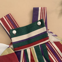 Load image into Gallery viewer, Charming Cherry Berry Denim Romper Set