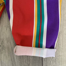 Load image into Gallery viewer, Multi-Coloured Striped Retro Baby Trousers