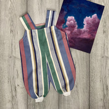 Load image into Gallery viewer, Pastel Toned Retro Denim Romper Set