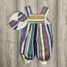 Load image into Gallery viewer, Pastel Toned Retro Denim Romper Set