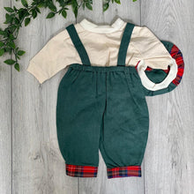 Load image into Gallery viewer, Preppy Scottish Tartan Unisex Baby Romper Set