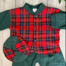 Load image into Gallery viewer, Comfy Tartan Heritage Three Piece Baby Set