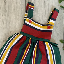 Load image into Gallery viewer, Vintage Style Preppy Denim Baby Overalls