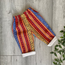 Load image into Gallery viewer, Bold Aztec Print Denim Baby Trousers