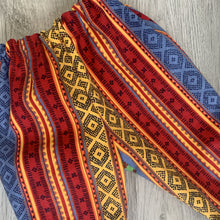 Load image into Gallery viewer, Bold Aztec Print Denim Baby Trousers