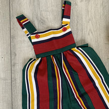 Load image into Gallery viewer, Vintage Style Preppy Denim Baby Overalls