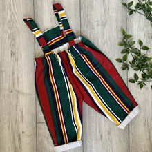 Load image into Gallery viewer, Vintage Style Preppy Denim Baby Overalls