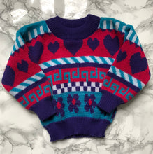 Load image into Gallery viewer, Retro Knitted Baby Sweater
